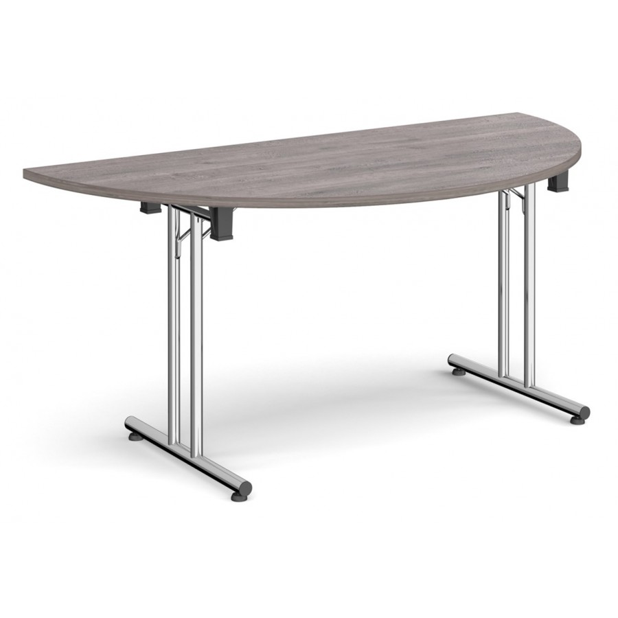 Deco Folding Leg Semi-Circular Meeting Room Table